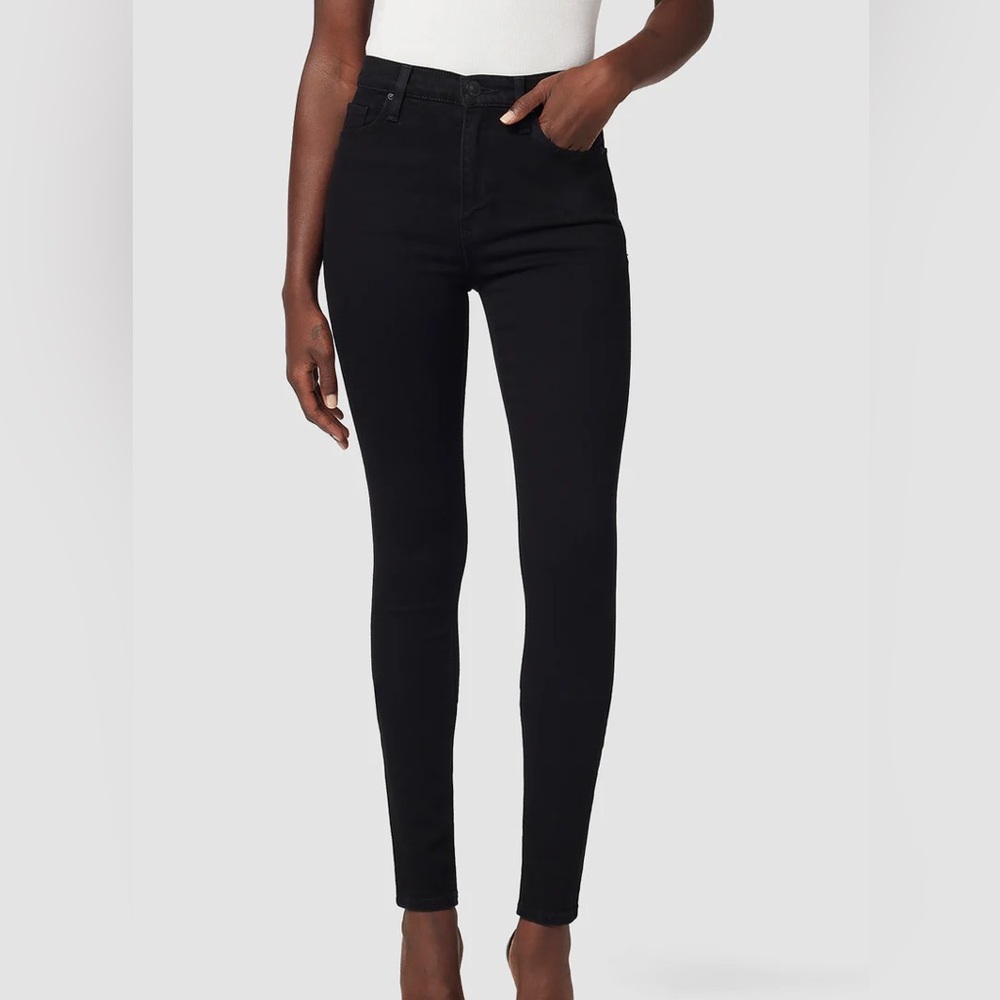 NWT Hudson  Barbara High Waisted Super Skinny Jeans in Black